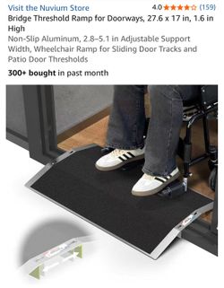 New bridge threshold ramp for door