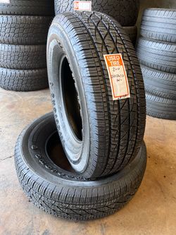 265/70R17 Firestone full pair 2 tires DOT 2025