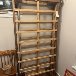 King or 2 twin wooden bed frames for sale! 