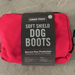 Canada Pooch Soft Shield Dog Boots Booties (Set Of 4) - Pink - Size 6
