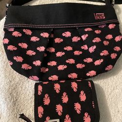 Vans Purse And Matching wallet Hippo VANS Skateboard 