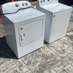  1 Year Old Whirl Pool Washer And Dryer. Moving Out So I Have To Get Rid Of Them. 
