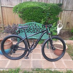 Black 29 Inch Mountain Bike, Large