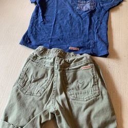 Cute Boys 3T Hudson Shirt And Shorts Set