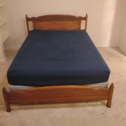Queen Bed, Mattress, Box Spring