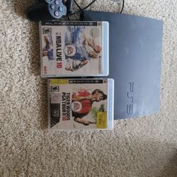 Playstation3  Slim With 2 Games