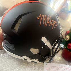Authentic Cleveland Browns Autographed Helmet 