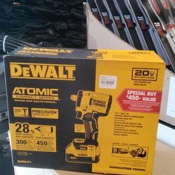 DEWALT 20V MAX BRUSHLESS 1/2"/PULG/PO COMPACT IMPACT WRENCH WITH HOG RING ANVIL KIT 