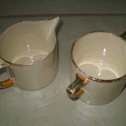 Homer Laughlin Creamer & Sugar Bowl Set