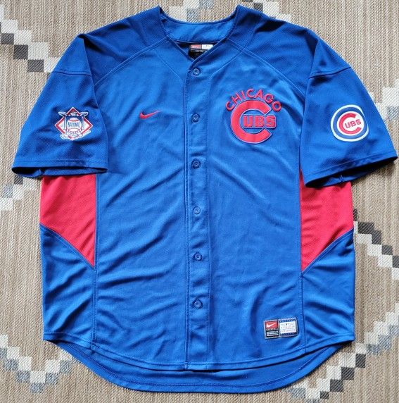 Nike Chicago Cubs National Sports Jersey Genuine Merchandise Men’s 2XL Team Shirt