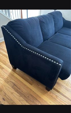 Blue couch 3 seater
