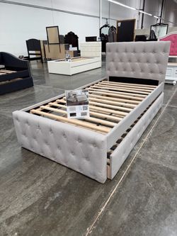 New twin bed with mattress