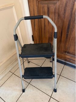 Gorilla Ladders 2-Step Compact Steel Step Stool, 225 lbs. Load Capacity Type II Duty Rating
