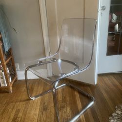 IKEA Tobias Chair- Clear