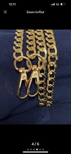 Replacement Purse Chain Strap Shoulder , Crossbody Handbag High Quality 47 Inch