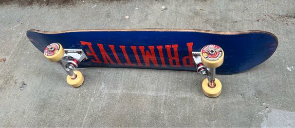 Primitive skateboard in good used condition.