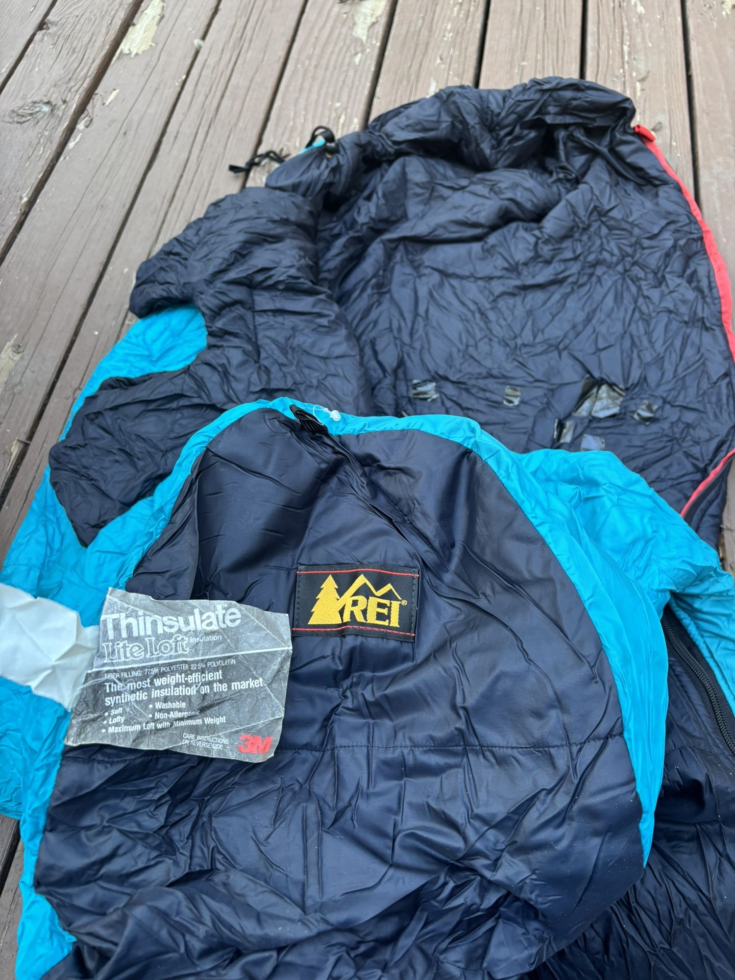 REI Women’s Sleeping bag + Liner