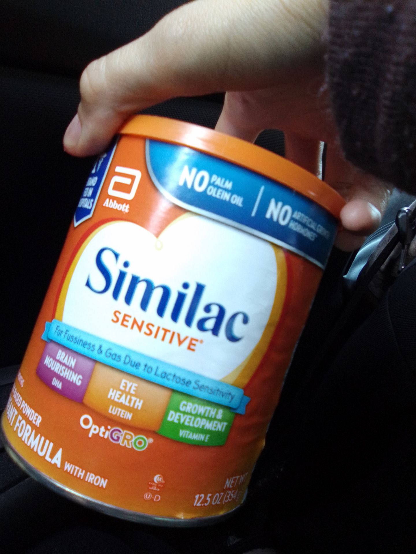 orange Similac sensitive