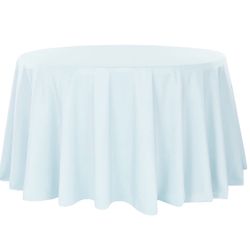 108” Round Tablecloths in Various Colors