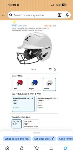 Batting helmet