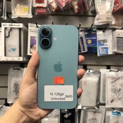 iPhone 16 128gb unlocked sold with store warranty 
