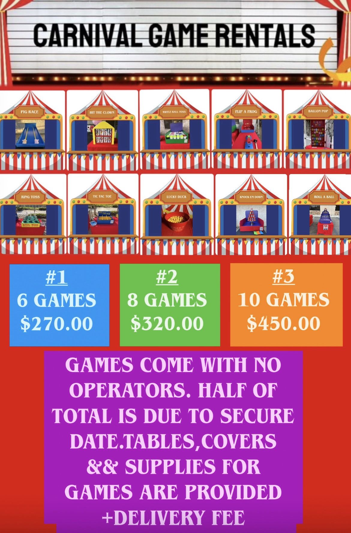 Carnival Games For Your Eventss