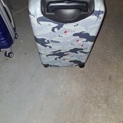 Dino Themed Hard Shell Carry On Suitcase