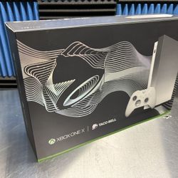 Xbox One X 1TB TACO BELL Edition  Brand New Sealed 