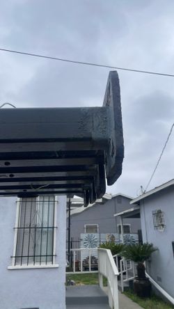 Metal poles