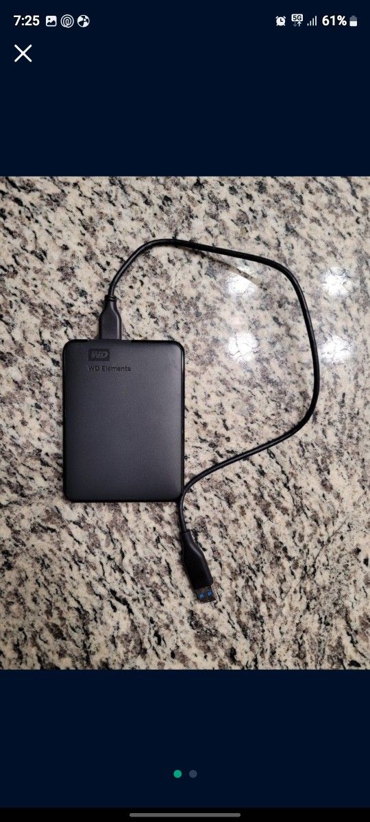 WD Elements External Hard Drive 2tb