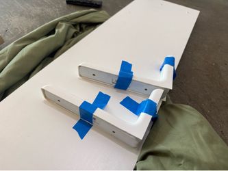 Wall Mounted Shelf with brackets