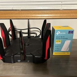 TP-Link Archer AX11000 Tri-Band gaming router + range extender