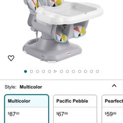 New high chair in box -Peoria
