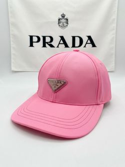 AUTH PRADA PINK Limited Edition Nylon Hat/Cap - NEW