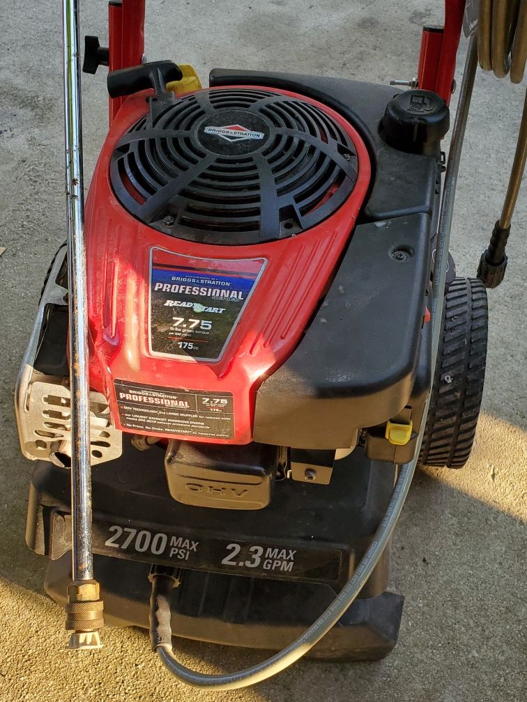 Pressure washer.