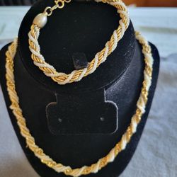Trifarri Necklace And Bracelet 