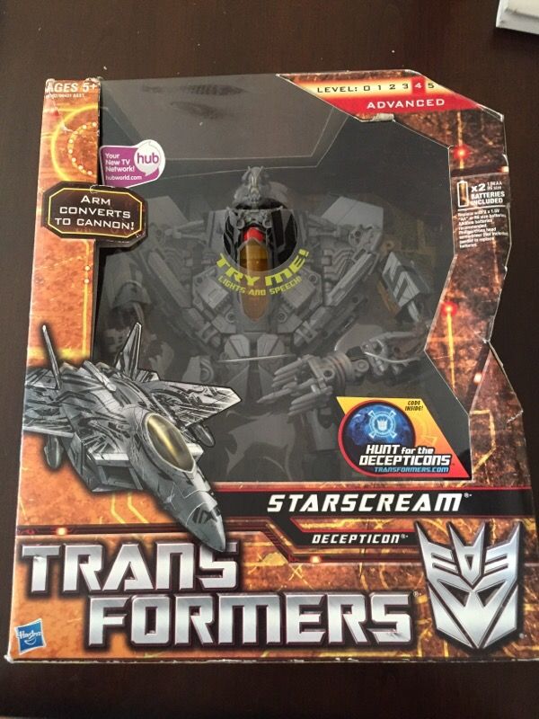 Transformers leader class starscream hftd new..