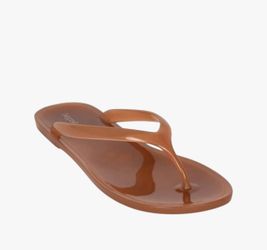 JEFFREY CAMPBELL Chillaxing Jellied Flip Flop size 9