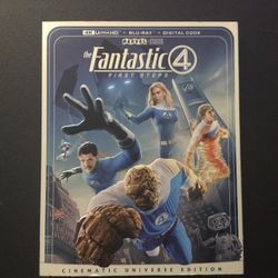 Fantastic 4 First Steps 4K Ultra Hd Blu-ray Digital Movie 