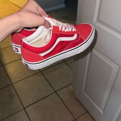 red vans old skool size 7.5