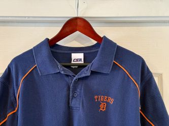 Detroit Tigers CSA LICENSED Polo Shirt, Men's LARGE