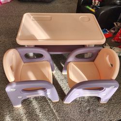 Kids Plastic Table And Chairs