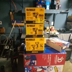 Brushless 2 Tool Combo Kit Plus Two Drills Seperate
