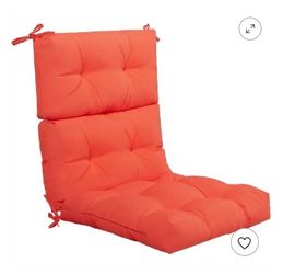 Costway 22''x44'' Back Chair Cushion Tufted Pillow Patio Seating