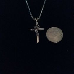 Sterling Silver Cross Necklace