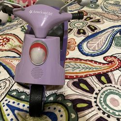 American Girl Purple Motorcycle 
