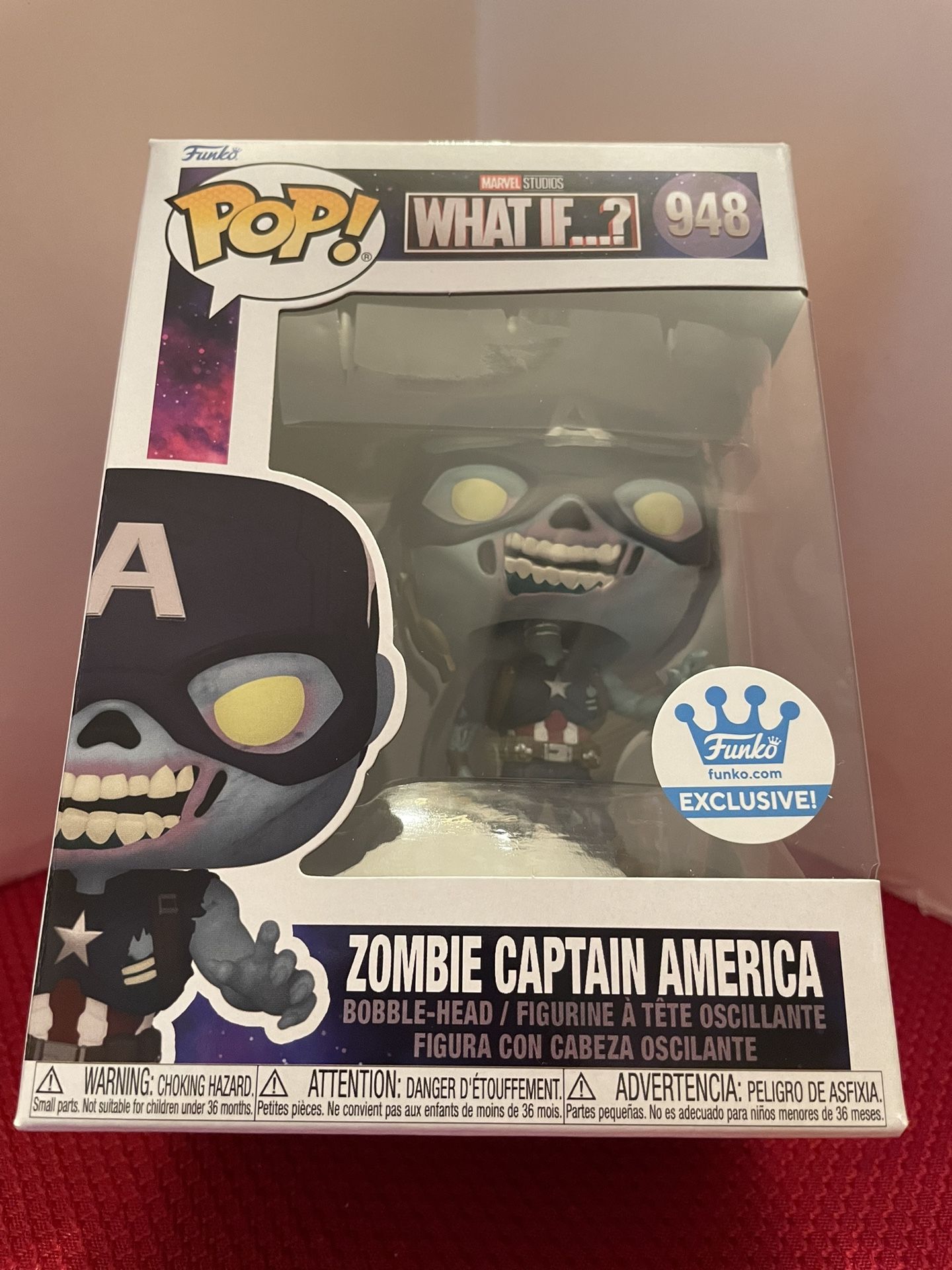 Funko Pop Marvel What If Zombie Captain America Funko Shop Exclusive 