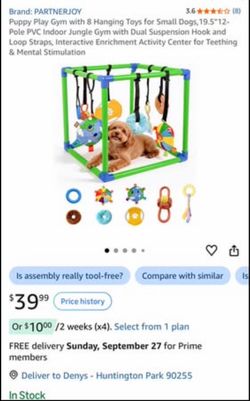 Puppy Play Gym with 8 Hanging Toys – BRAND NEW IN BOX
