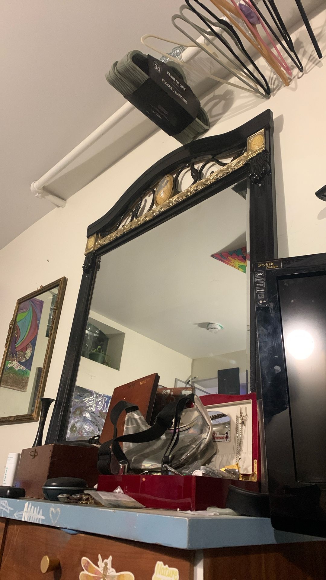 bedroom dresser mirror PHRESH Paint job