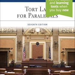 Tort Law For Paralegals by Neal R. Bevans (seventh edition) Aspen Publishing